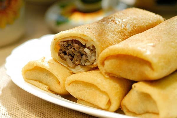 Crêpes farcies aux pleurotes