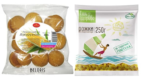 Produits sans gluten