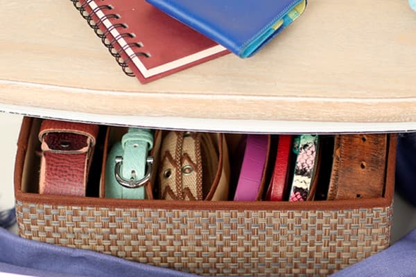 Organisateur de paniers pour ceintures