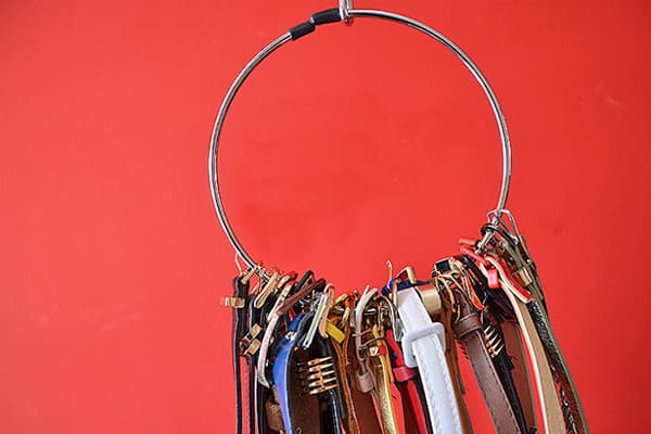 Stockage de ceinture d'anneau