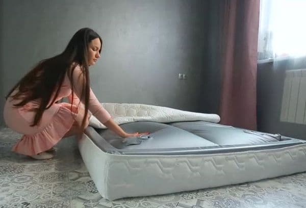 matelas d'eau simple chambre