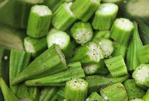 Okra de cuisine