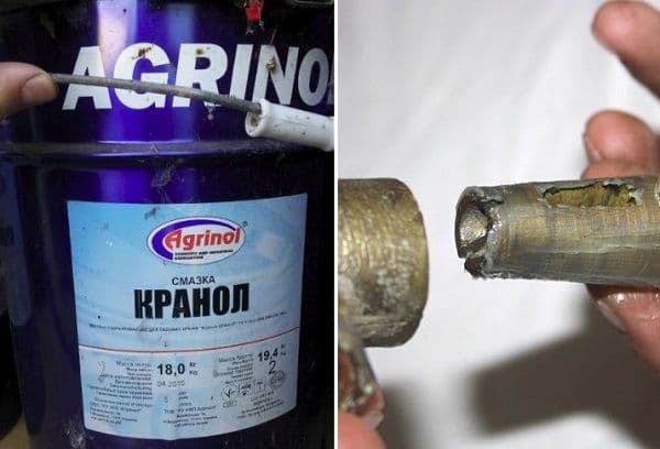 Grue de lubrification