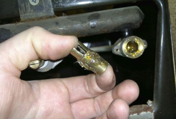 Lubrification des pièces à gaz