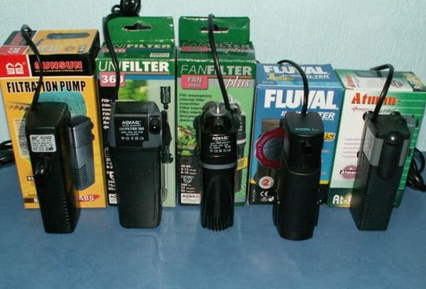 Filtres de différentes marques