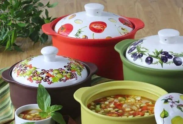 Pots lumineux et colorés