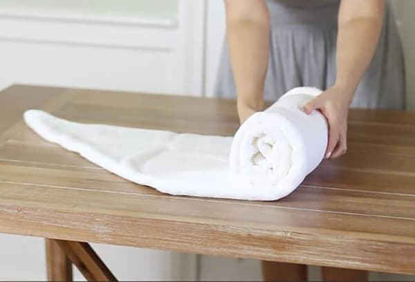 Plier des serviettes comme dans un spa