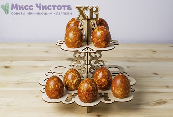 Oeufs De Pâques En Marbre