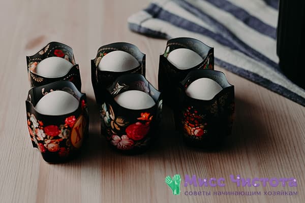 Œufs emballés par rétrécissement