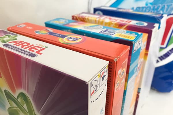 Poudres de lavage en machine