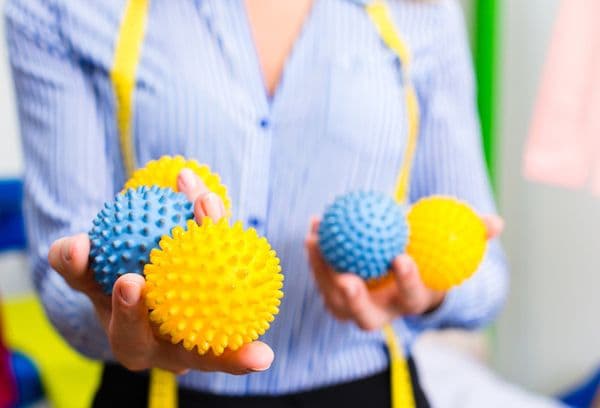 boules de couleur pour le lavage