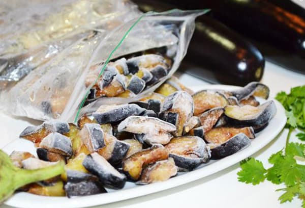 Aubergine congelée