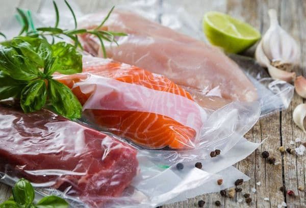 Poisson emballé sous vide