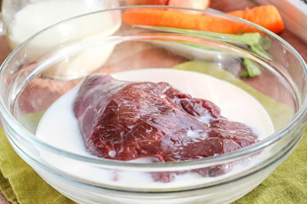 Tremper le foie dans le lait