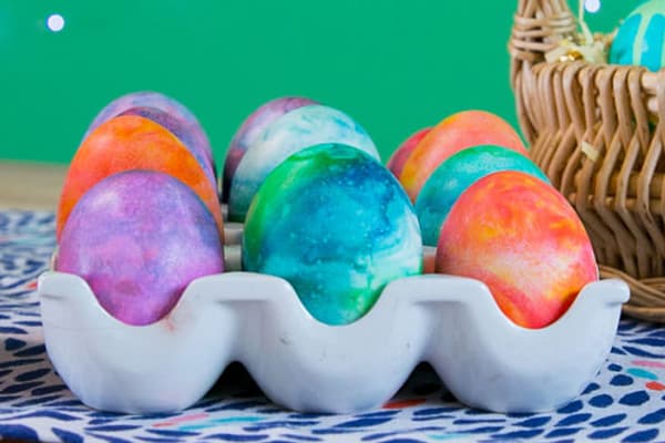 Œufs en mousse rasés