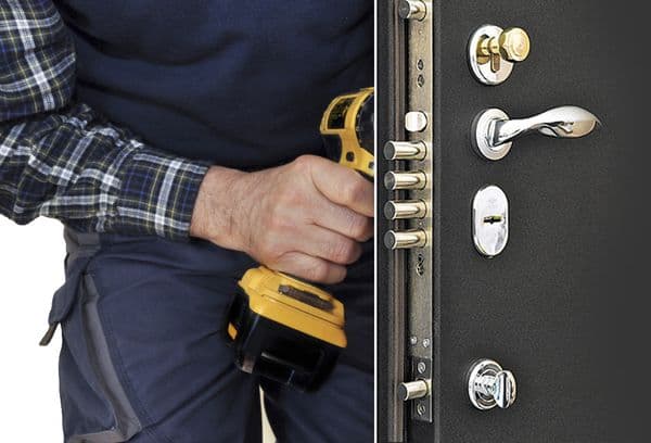 Percer une serrure dans la porte