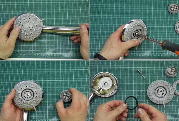 Nous démontons un arrosoir