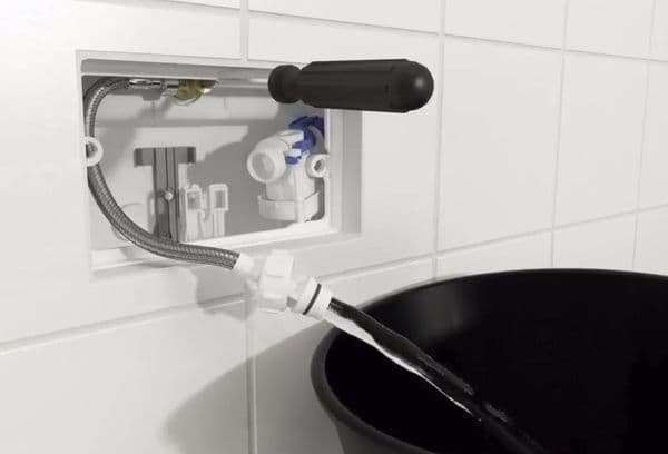 Monter une clé Delta Geberit