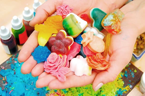 Savon artisanal à partir de restes