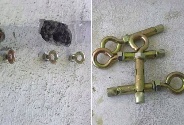 Goujons en métal Molly