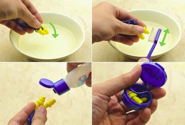 Nettoyage des oreillettes