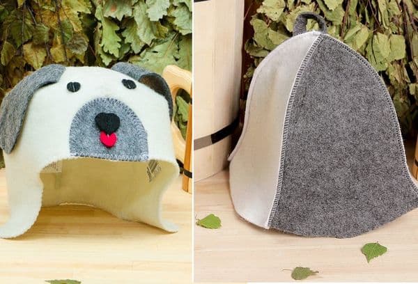 chapeaux pour le bain