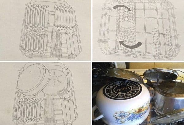 Illustrations à partir des instructions