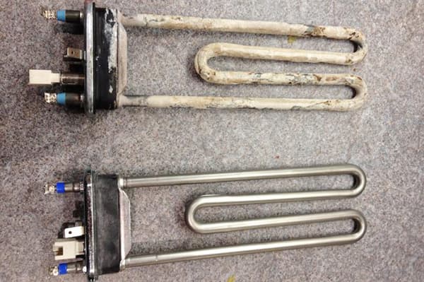 Ancien et nouveau TEN de la machine à laver