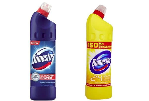 Domestos pour le nettoyage