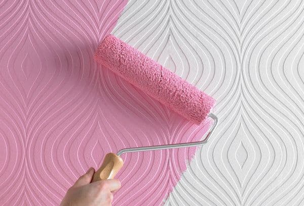 Peinture sur papier peint