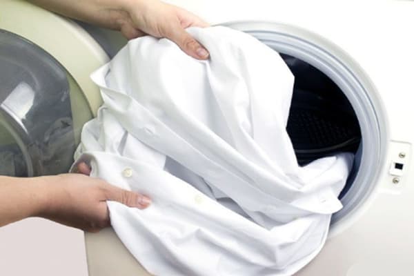 Choses blanches après le lavage