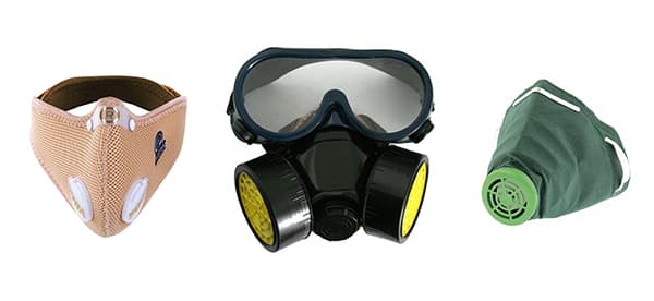 Différents types de respirateurs