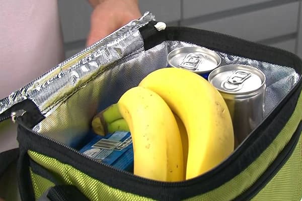 Produits dans un thermobag