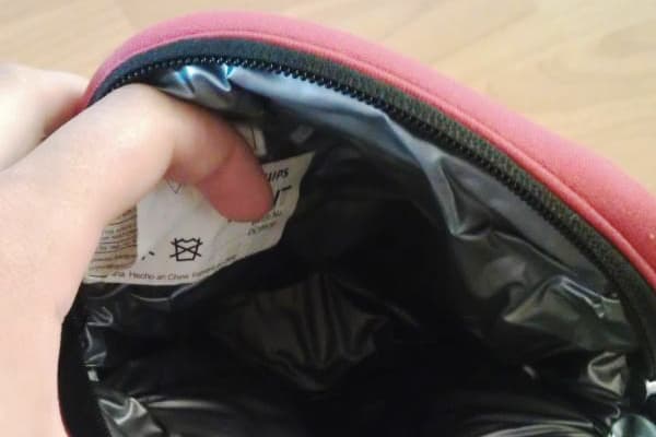 Sac thermique à l'intérieur