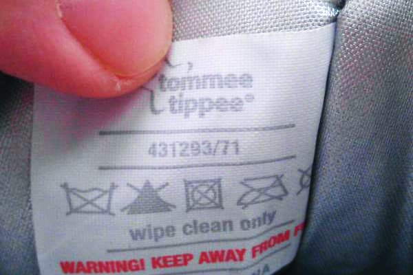 Etiquette du sac thermique