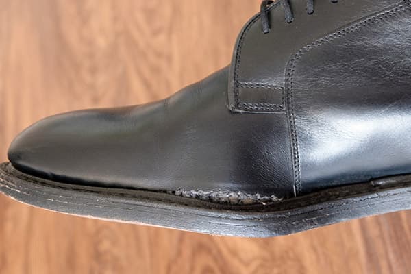 Chaussures coincées