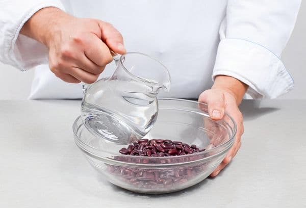 Tremper les haricots