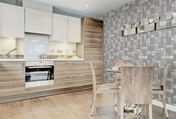 Papier peint dans la cuisine