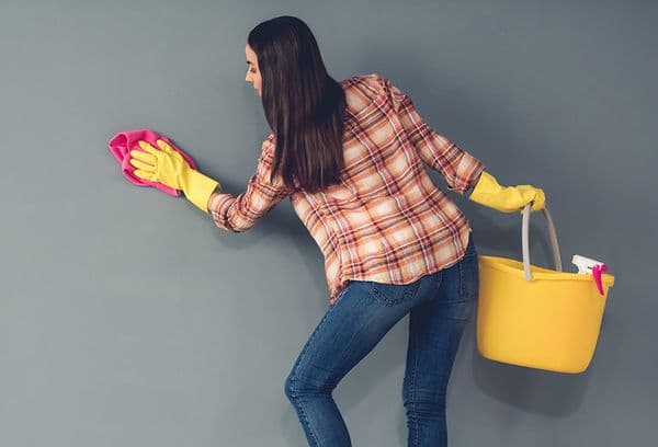 nettoyage de papier peint