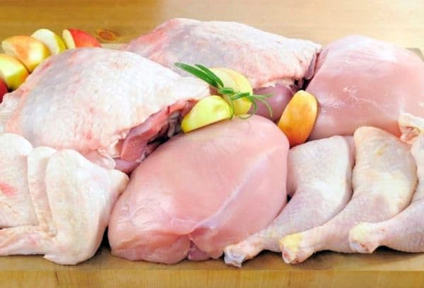 Poulet haché