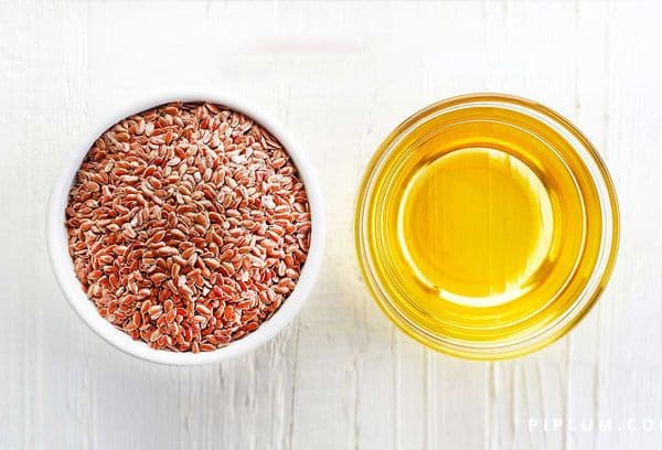 famille de la graine de lin et beurre