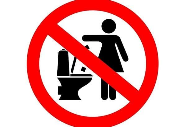 Blocage des toilettes