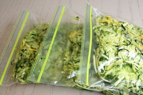 Courgette râpée pour beignets