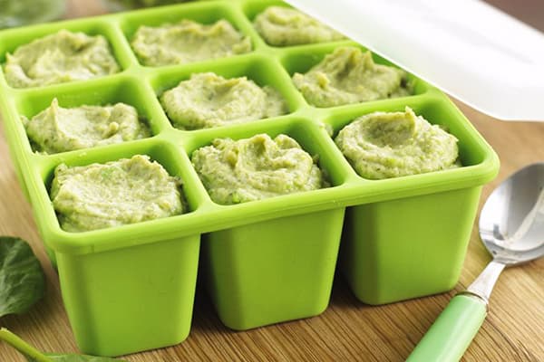 Purée de courgettes pour la congélation hivernale
