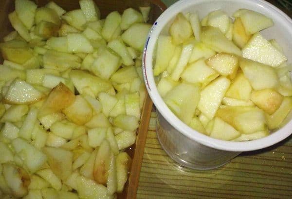 Pommes au sirop
