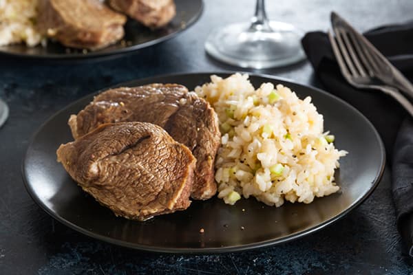 Boeuf bouilli avec garniture