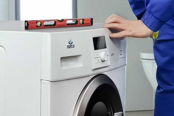 niveler la machine à laver