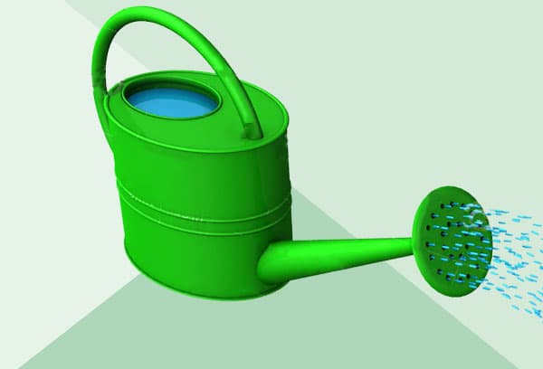 verser de l'eau froide