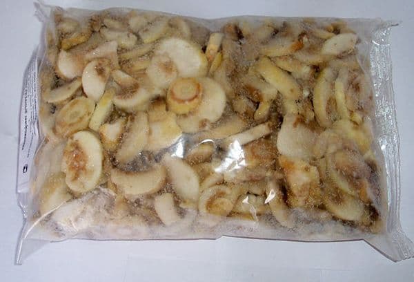 Champignons congelés