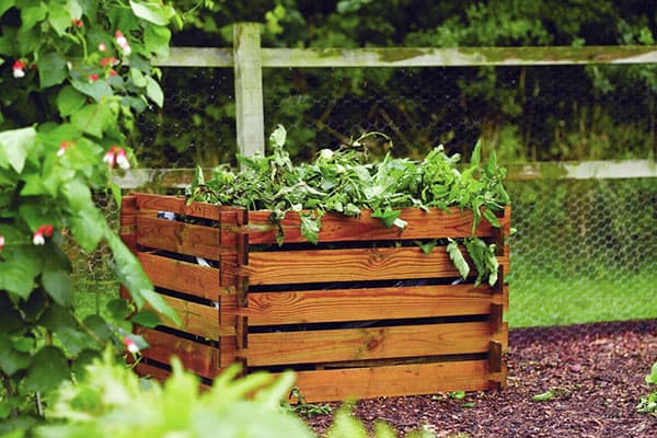 Composteur sur la parcelle